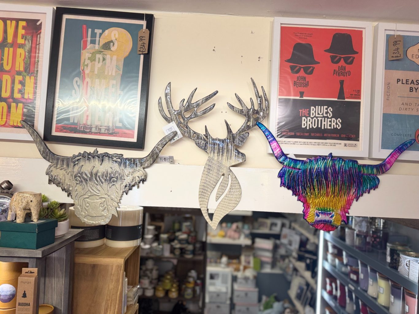 Quirky wall art and decor –