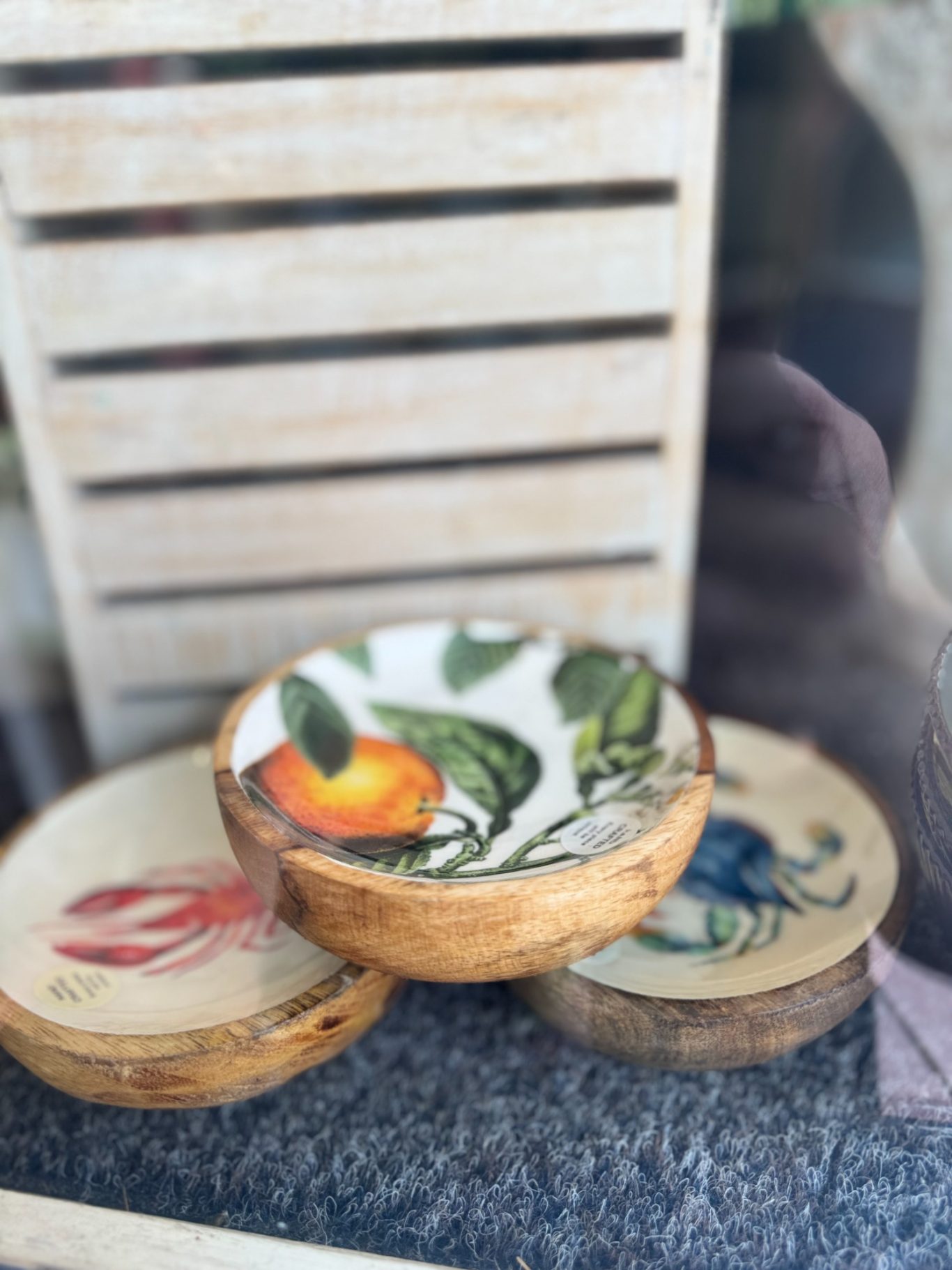 Handcrafted Bowls with coastal charm -